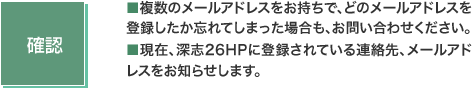 確認